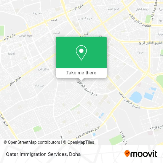 Qatar Immigration Services map
