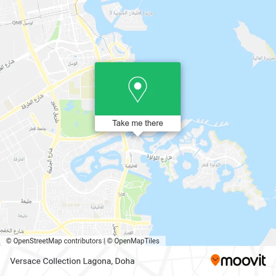 Versace Collection Lagona map