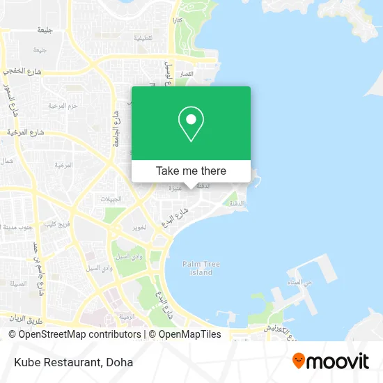 Kube Restaurant map