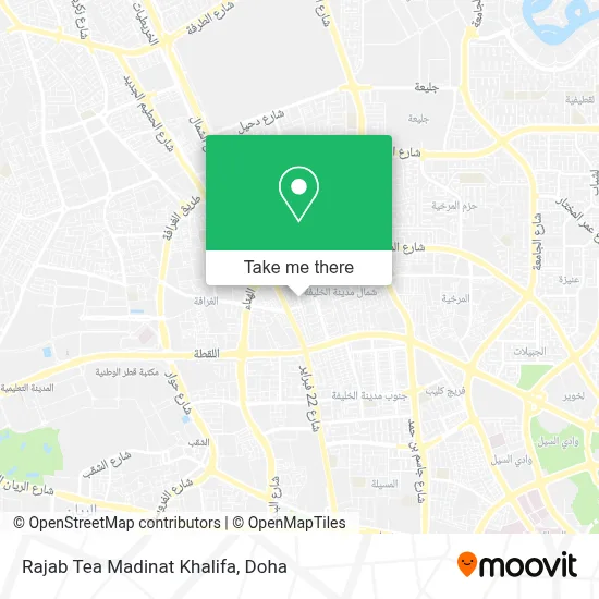 Rajab Tea Madinat Khalifa map