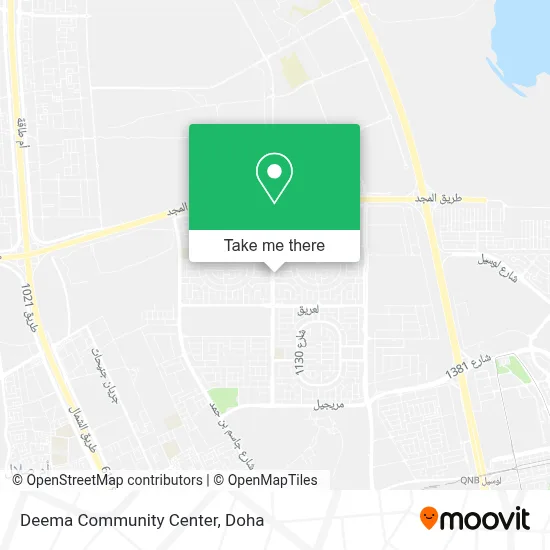 Deema Community Center map