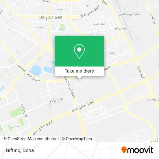 Giftino map