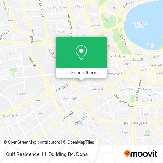 Gulf Residence 14, Building B4 map
