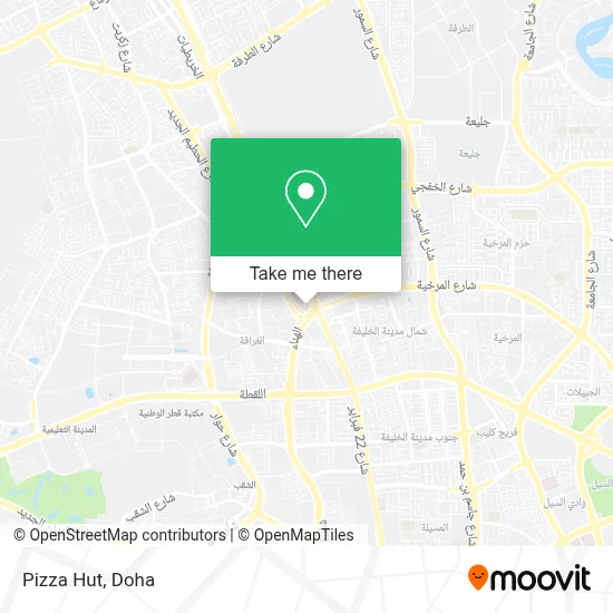 Pizza Hut map