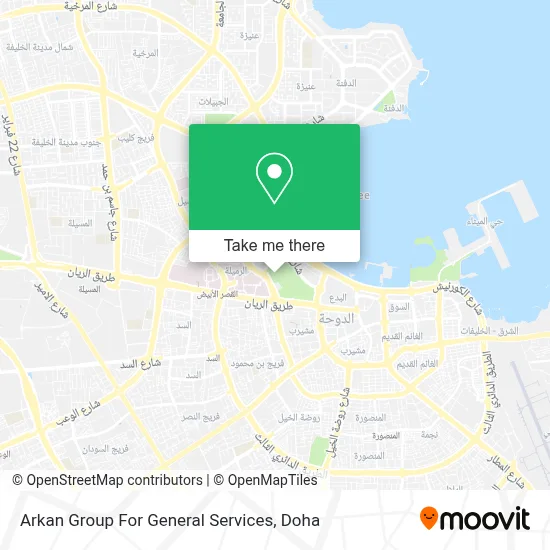 Arkan Group For General Services map