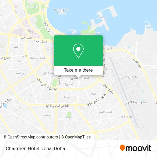 Chairmen Hotel Doha map
