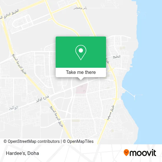 Hardee's map