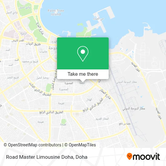 Road Master Limousine Doha map
