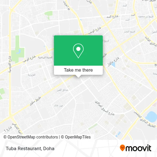 Tuba Restaurant map