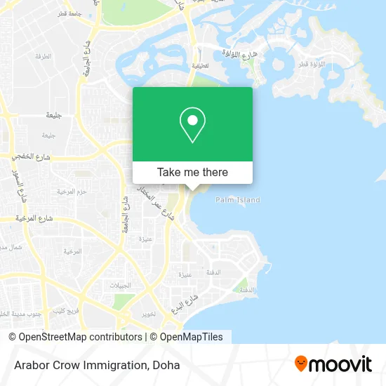 Arabor Crow Immigration map