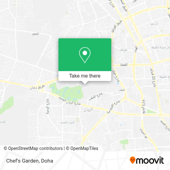 Chef's Garden map