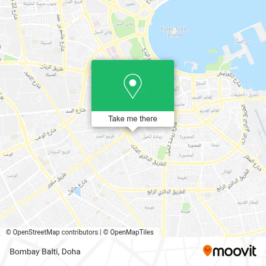 Bombay Balti map