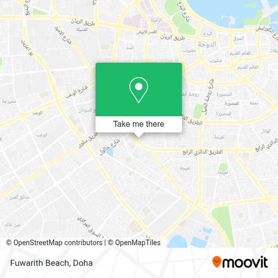 Fuwarith Beach map