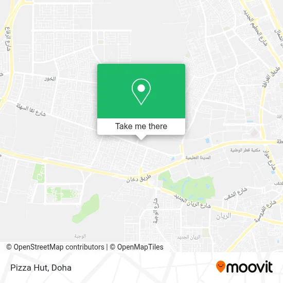 Pizza Hut map
