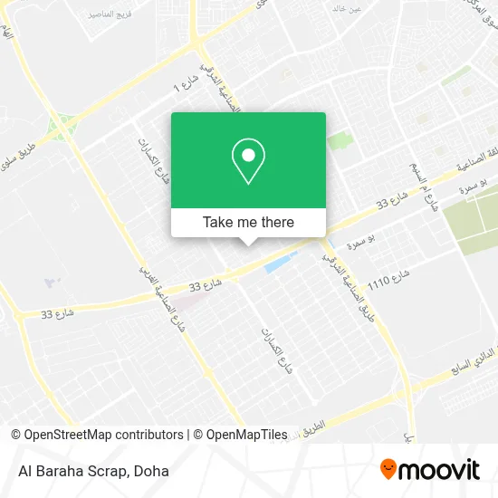 Al Baraha Scrap map