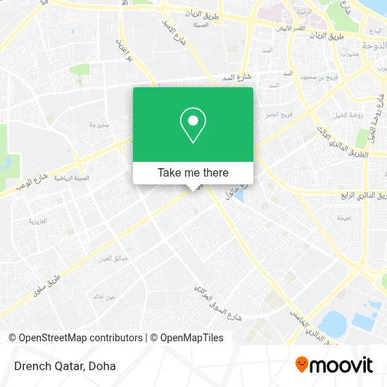 Drench Qatar map