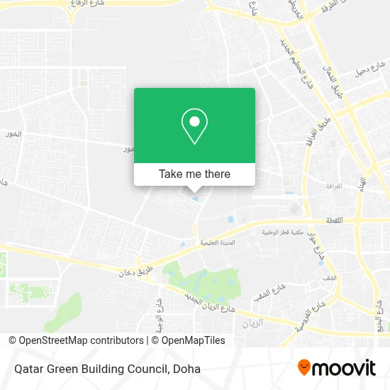 Qatar Green Building Council map