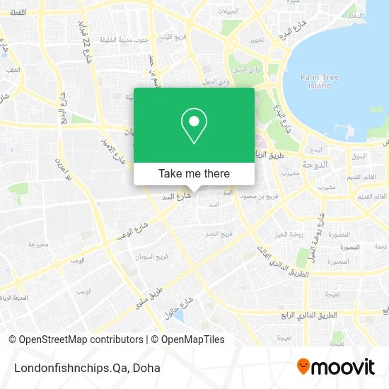 Londonfishnchips.Qa map