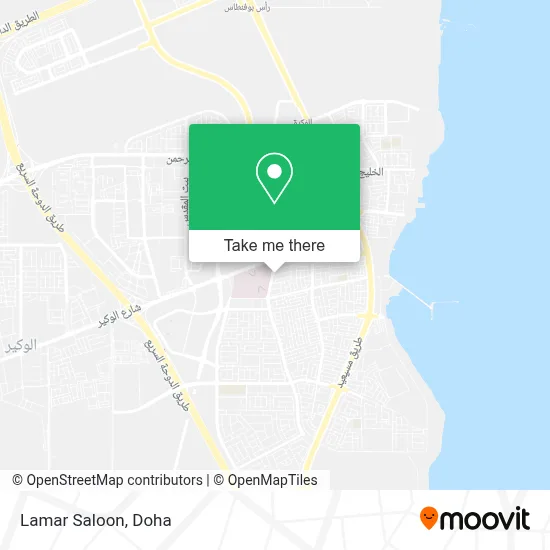 Lamar Saloon map
