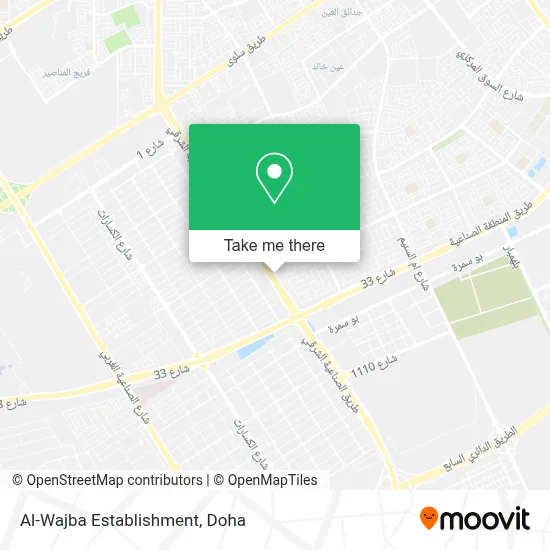 Al-Wajba Establishment map