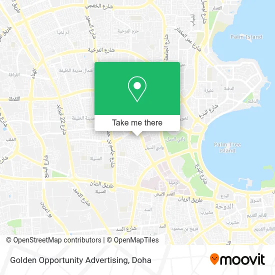 Golden Opportunity Advertising map