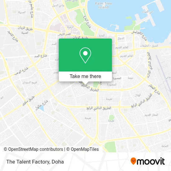 The Talent Factory map