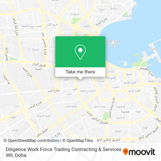 Diligence Work Force Trading Contracting & Services Wll map