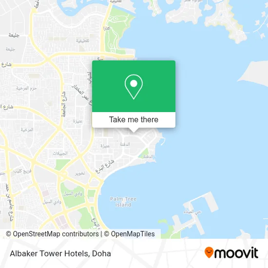 Albaker Tower Hotels map