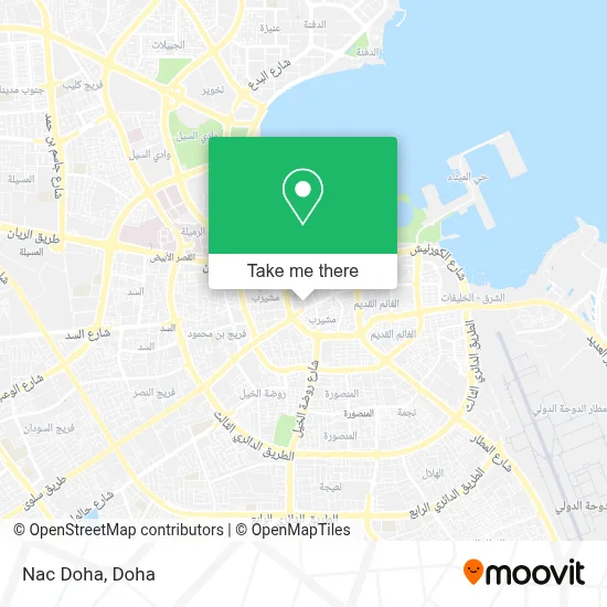 Nac Doha map