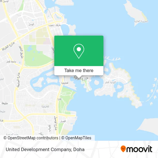 United Development Company map