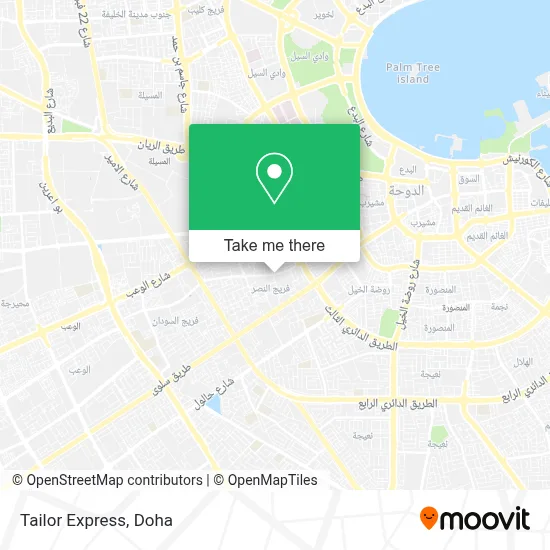 Tailor Express map