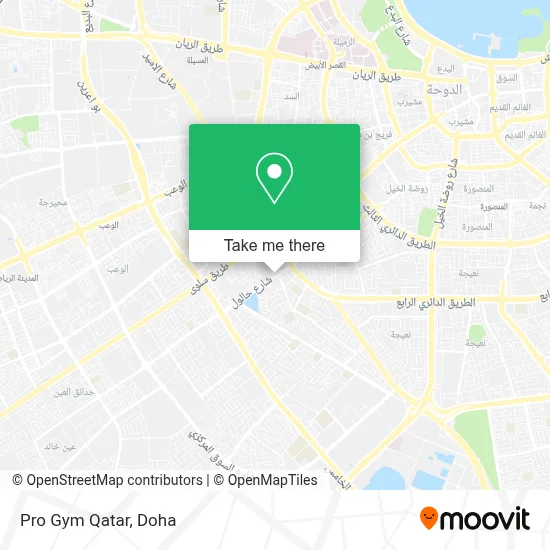 Pro Gym Qatar map