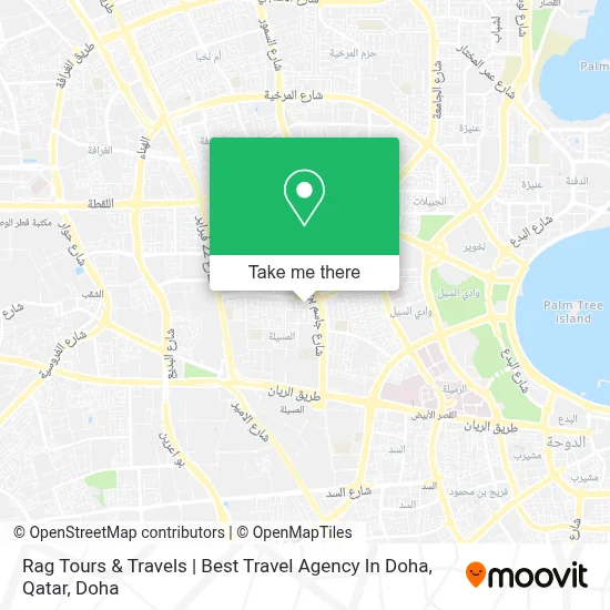 Rag Tours & Travels | Best Travel Agency In Doha, Qatar map