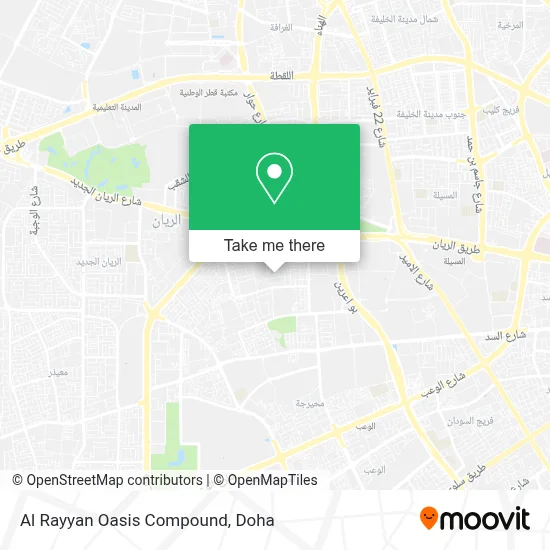 Al Rayyan Oasis Compound map