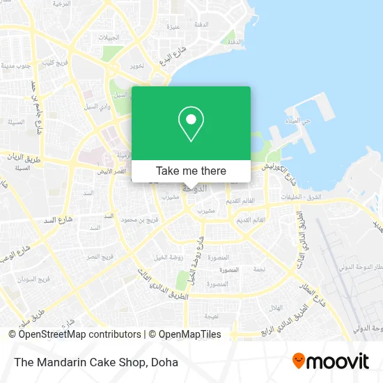 The Mandarin Cake Shop map