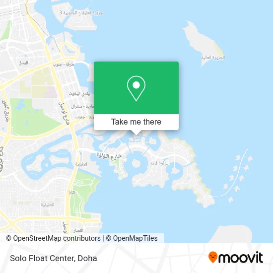 Solo Float Center map