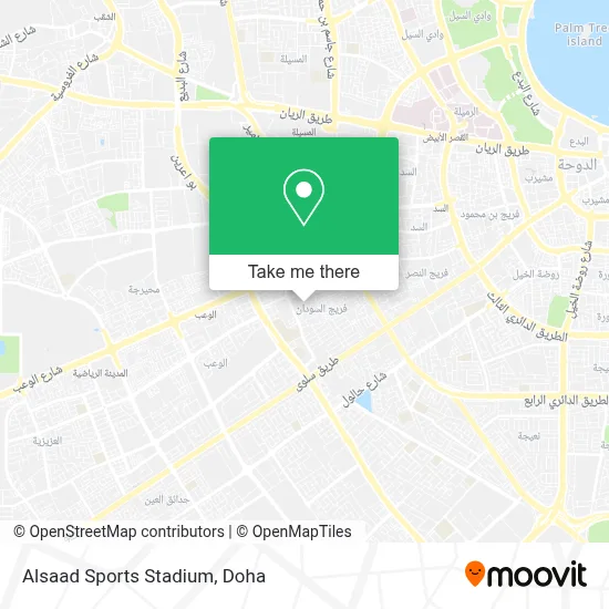 Alsaad Sports Stadium map