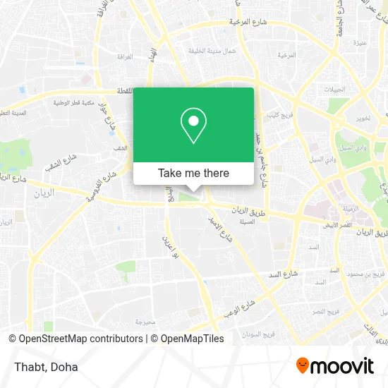 Thabt map