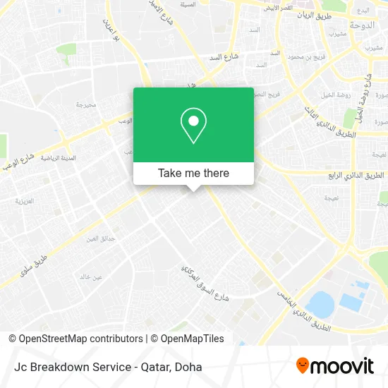 Jc Breakdown Service - Qatar map