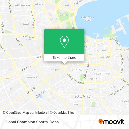 Global Champion Sports map