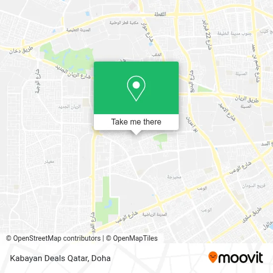 Kabayan Deals Qatar map