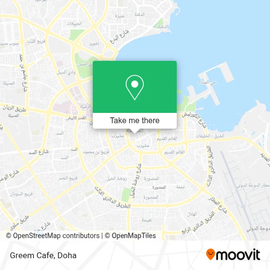 Greem Cafe map