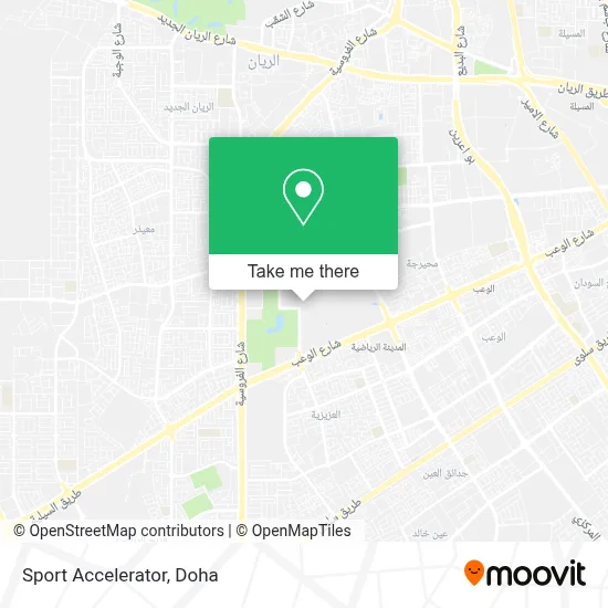 Sport Accelerator map