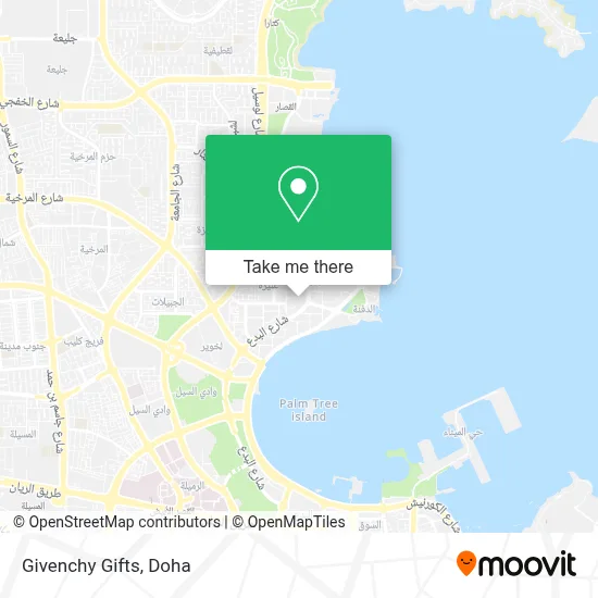 Givenchy Gifts map