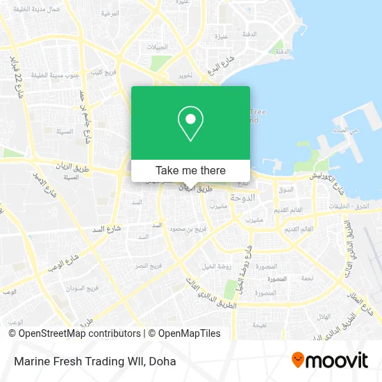 Marine Fresh Trading Wll map