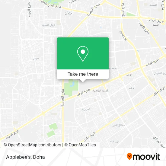 Applebee's map