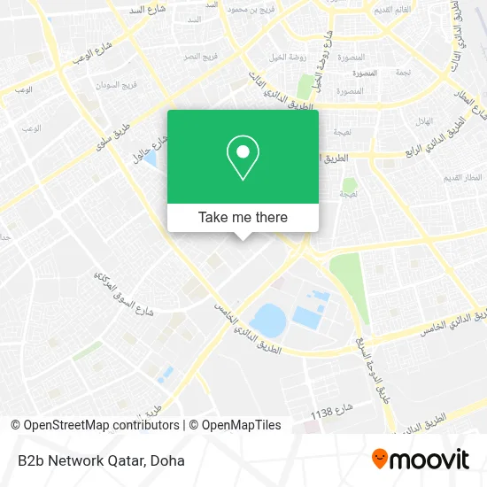 B2b Network Qatar map