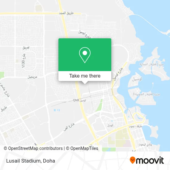 Lusail Stadium map