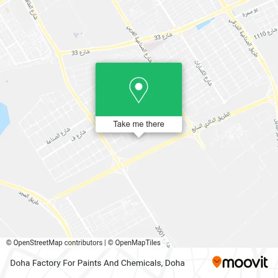 Doha Factory For Paints And Chemicals map