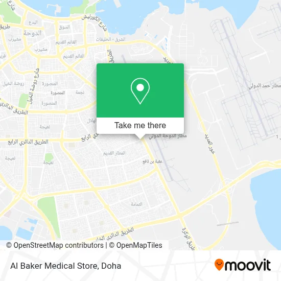 Al Baker Medical Store map